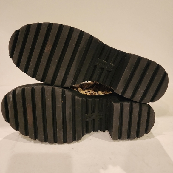 Vince Camuto “Mecale” Leather Python Snake Print Combat Boots | Size 8.5 | NWOB - Picture 15 of 16